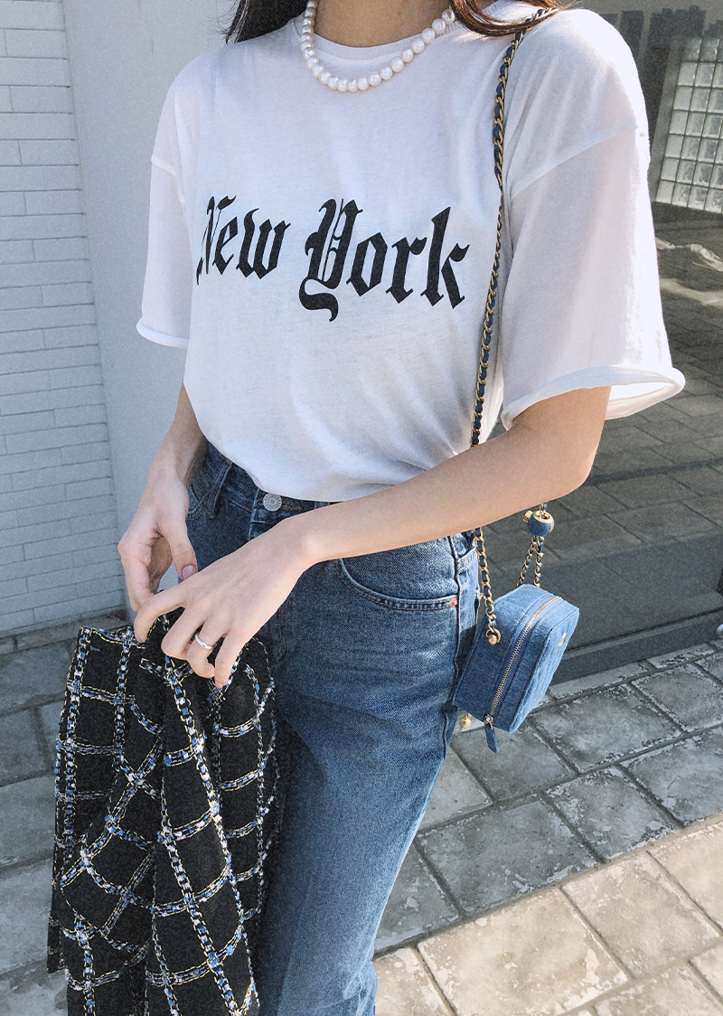 New York Cutting T-shirt (2color)