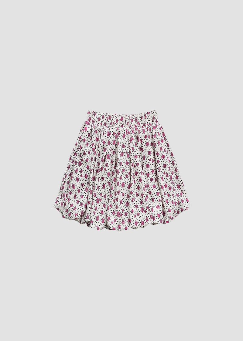 Flower balloon skirt(2color)