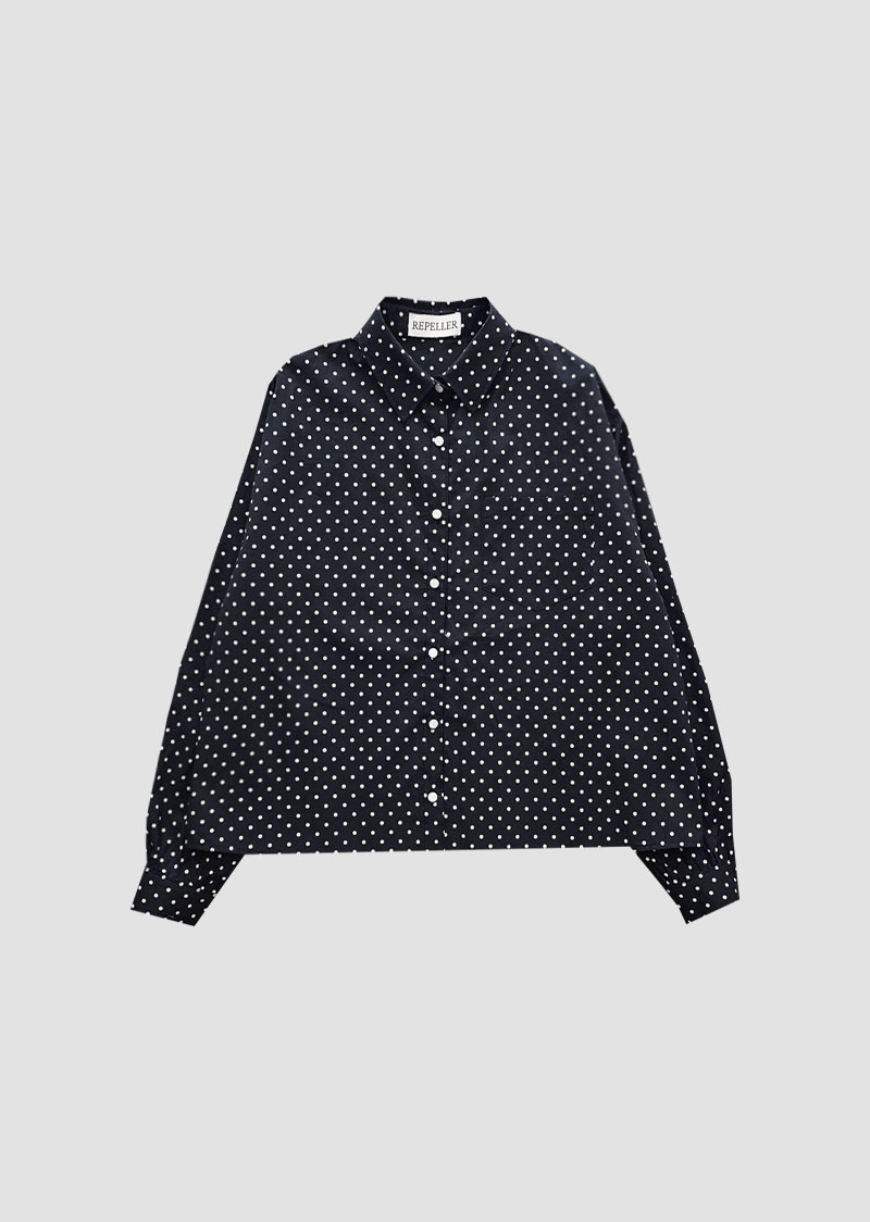 mini dot shirt(2color)